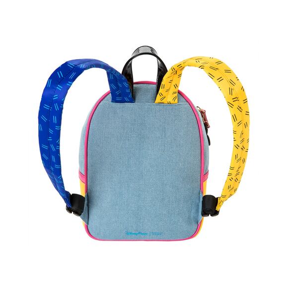 NWOT Disney Parks Mickey Mouse Club Denim Mini Backpack by Danielle Nicole - Picture 2 of 4